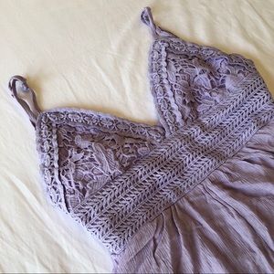 SOLD 💜 Lilac crochet romper/ dress 💜
